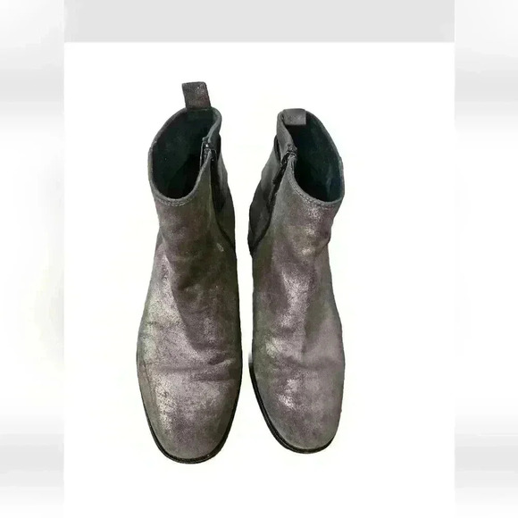 Davos Gomma Womens Brown/Gray Metallic Buckle Ankle Boot 39 - Picture 2 of 12